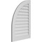 Ekena Millwork Quarter Round Top Left Surface Mount PVC Gable Vent w/ 3-1/2"W x 1"P Standard Frame, 26"W x 38"H GVPQL26X3801SN - alternate 5
